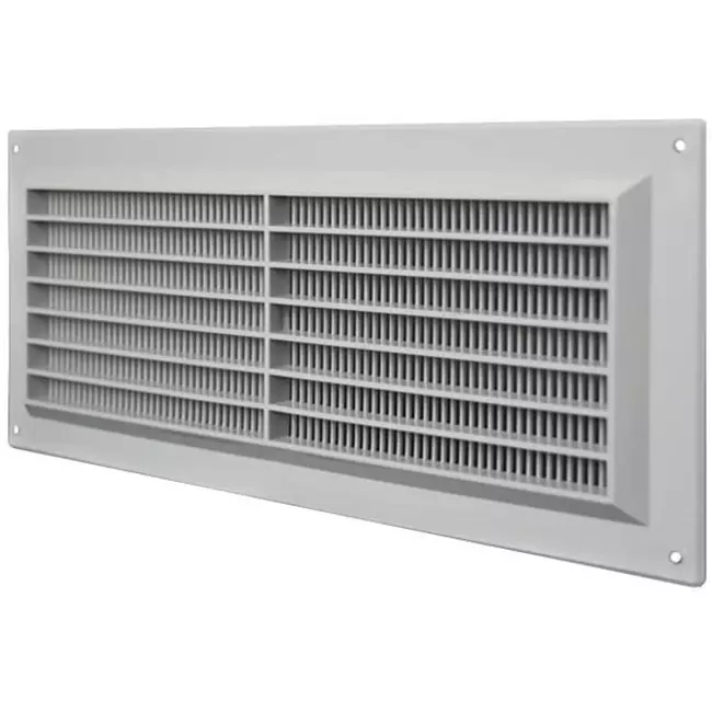 Griglia di aerazione rettangolare con grata 130x300 grigia - VR1330P