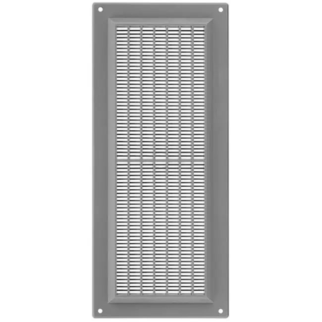 Griglia di aerazione rettangolare con grata 130x300 grigia - VR1330P