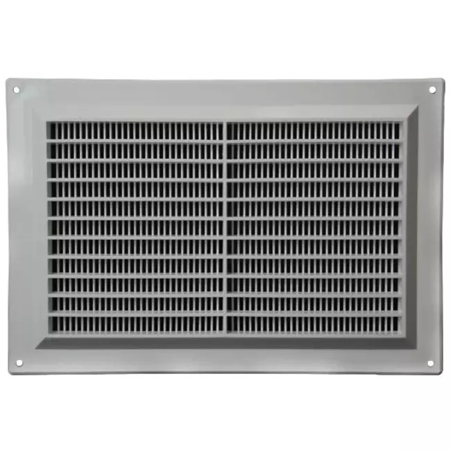 Griglia di aerazione rettangolare con grata 250x170 grigia - VR2517P