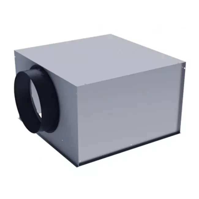 Plenum non isolato per diffusori ad effetto elicoidale quadrati 394x394 mm (WP100S)