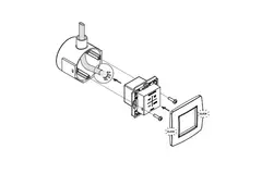 Interruttore di comando Duco RF/BAT nero