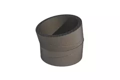 Ubbink Aerfoam Curva a 15 gradi 160 mm