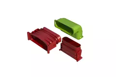 Ubbink Air Excellent 45SC kit curva verticale
