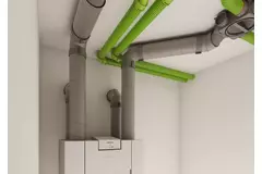 Ubbink Aerfoam Curva a 15 gradi 160 mm