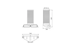 Ubbink Air Excellent 45SC adattatore per valvola 125 2x90°