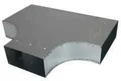 Raccordo a T 90 gradi 170x80 mm - 170x80 mm per canalizzazione