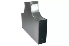 Raccordo a T 90 gradi 300x80 mm - 170x80 mm per canalizzazione