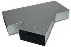 Raccordo a T 45 gradi 220x80 mm - 170x80 mm per canalizzazione