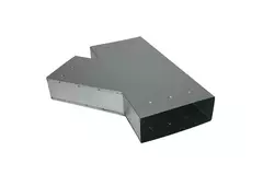 Raccordo a T 45 gradi 220x80 mm - 170x80 mm per canalizzazione