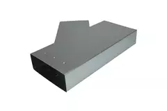 Raccordo a T 45 gradi 220x80 mm - 170x80 mm per canalizzazione