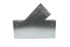 Raccordo a T 45 gradi 220x80 mm - 170x80 mm per canalizzazione