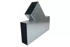 Raccordo a T 45 gradi 220x80 mm - 170x80 mm per canalizzazione