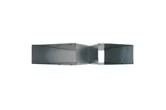 Raccordo a T 45 gradi 220x80 mm - 170x80 mm per canalizzazione