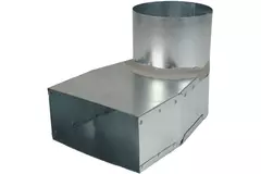 Angolo di ardesia 170x80 mm a diametro 125 mm per canalizzazione