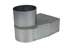 Tubo angolare 170x80 mm con diametro 160 mm per canalizzazione