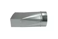Adattatore 170x80 mm a diametro 150 mm per canalizzazione