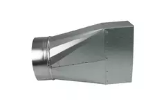 Adattatore 170x80 mm a diametro 150 mm per canalizzazione