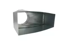 Adattatore 170x80 mm a diametro 150 mm per canalizzazione