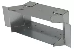 Attacco laterale 170x80 mm per canna fumaria