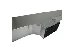 Attacco laterale 170x80 mm per canna fumaria