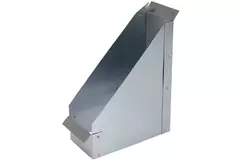 Attacco laterale 170x80 mm 45 gradi per canalizzazione