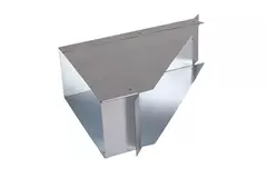Attacco laterale 170x80 mm 45 gradi per canalizzazione