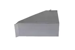 Attacco laterale 170x80 mm 45 gradi per canalizzazione