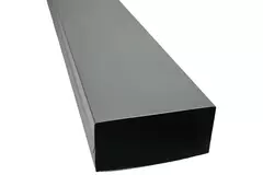 Canale gettato in fusione zincato 170x80 mm per lunghezza 1500 mm