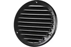 Griglia di aerazione in metallo tonda Ø 125 mm nera - MR125M - RAL9005