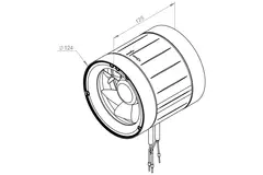 Aspiratore a tubo Ruck Etamaster con Motore EC - 220 m³/h Ø 125 mm + regolatore PWM
