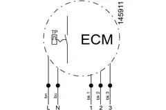 Ventilatore a tubo Ruck Etamaster con motore EC 410 m³/h Ø 150 mm - EM 150 EC 01