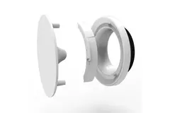 Vent-Axia Uniflexplus RV 100 mm valvola di alimentazione e scarico regolabile - bianco