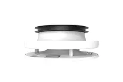Vent-Axia Uniflexplus RV 100 mm valvola di alimentazione e scarico regolabile - bianco