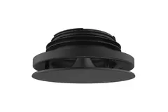 Vent-Axia Uniflexplus RV Z 125 mm valvola di alimentazione e scarico regolabile - nero