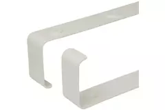 Staffe rettangolari in plastica (2 pezzi) 220X55 mm- KZ25
