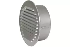 Griglia di aerazione in metallo tonda incl. Boccola di montaggio Ø 180 mm in alluminio - DWRA180S