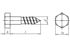 Bullone per legno 8x50mm zincato (200)