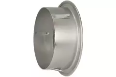 Griglia di aerazione in metallo tonda incl. Boccola di montaggio Ø 180 mm in alluminio - DWRA180S