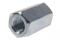 Dado di raccordo zincato m8