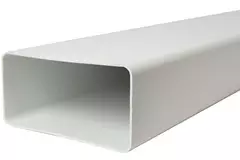 Tubo di ventilazione rettangolare in plastica 110x55 lunghezza= 0,5 metri - K-0.5