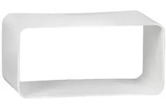 Manicotto femmina quadrato in plastica 110 x 55 mm - KSF