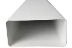 Tubo di ventilazione rettangolare in plastica 110x55 lunghezza= 1 metro - K-1