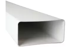 Tubo di ventilazione rettangolare in plastica 110x55 lunghezza= 0,5 metri - K-0.5