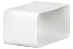 Manicotto femmina quadrato in plastica 110 x 55 mm - KSF
