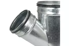 Raccordo a T Ø 80 mm - Ø 80 mm per tubo spiro (45°)