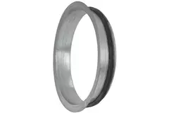 Manicotto piatto Ø 80 mm (90°) - Zincato