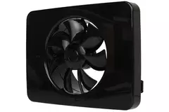Vent-Axia Lo-Carbon iQ design piatto aspiratore per il bagno NERO Ø100 - 125 mm