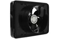 Vent-Axia Lo-Carbon iQ design piatto aspiratore per il bagno NERO Ø100 - 125 mm