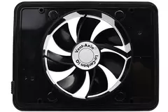 Vent-Axia Lo-Carbon iQ design piatto aspiratore per il bagno NERO Ø100 - 125 mm