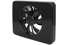 Vent-Axia Lo-Carbon iQ design piatto aspiratore per il bagno NERO Ø100 - 125 mm